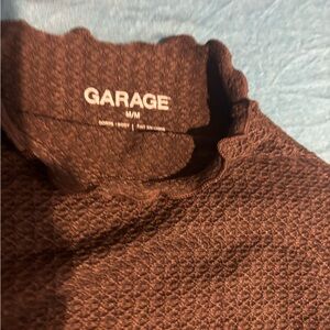 Garage Chocolate Textured Tee